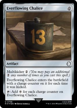 【ENG】【Foil】■サージ■《永遠溢れの杯/Everflowing Chalice》[PIP]