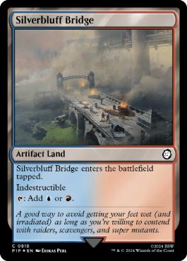 【ENG】【Foil】■サージ■《銀色険の橋/Silverbluff Bridge》[PIP]