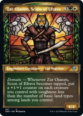 【ENG】【Foil】■テクスチャー■《エフラヴァの末裔、ザー・オジャネン/Zar Ojanen, Scion of Efrava》[DMU]