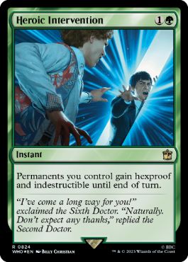 【ENG】【Foil】■サージ■《英雄的介入/Heroic Intervention》[WHO]