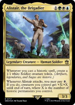 【ENG】【Foil】■サージ■《アリステア准将/Alistair, the Brigadier》[WHO]