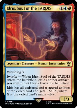 【ENG】【Foil】■サージ■《ターディスの魂、イドリス/Idris, Soul of the TARDIS》[WHO]