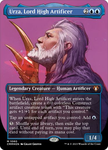 【ENG】【Foil】■テクスチャー■《最高工匠卿、ウルザ/Urza, Lord High Artificer》[CMM]