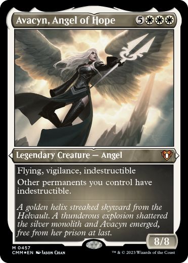 【ENG】【Foil】■エッチング■《希望の天使アヴァシン/Avacyn, Angel of Hope》[CMM]
