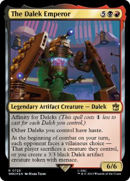 【ENG】【Foil】■サージ■《皇帝ダーレク/The Dalek Emperor》[WHO]