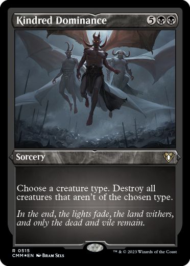 【ENG】【Foil】■エッチング■《同族の支配/Kindred Dominance》[CMM]