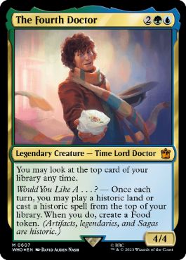 【ENG】【Foil】■サージ■《４代目ドクター/The Fourth Doctor》[WHO]