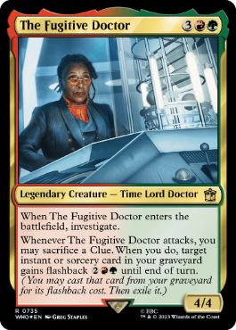 【ENG】【Foil】■サージ■《逃亡ドクター/The Fugitive Doctor》[WHO]