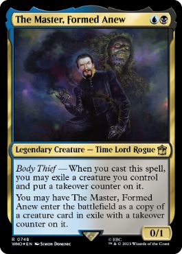 【ENG】【Foil】■サージ■《再誕者、マスター/The Master, Formed Anew》[WHO]