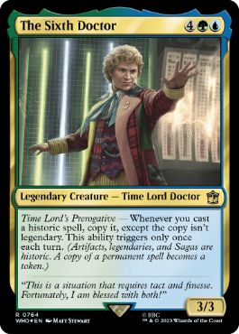 【ENG】【Foil】■サージ■《６代目ドクター/The Sixth Doctor》[WHO]
