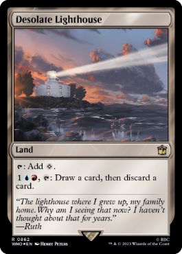 【ENG】【Foil】■サージ■《僻地の灯台/Desolate Lighthouse》[WHO]