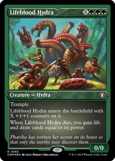 【ENG】【Foil】■エッチング■《生命線のハイドラ/Lifeblood Hydra》[CMM]