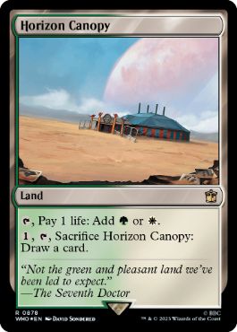 【ENG】【Foil】■サージ■《地平線の梢/Horizon Canopy》[WHO]