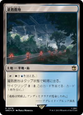 【JPN】【Foil】■サージ■《灌漑農地/Irrigated Farmland》[WHO]