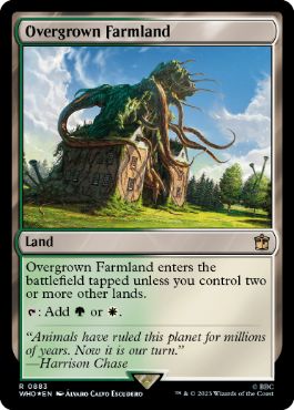 【ENG】【Foil】■サージ■《草茂る農地/Overgrown Farmland》[WHO]