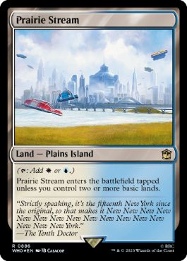 【ENG】【Foil】■サージ■《大草原の川/Prairie Stream》[WHO]