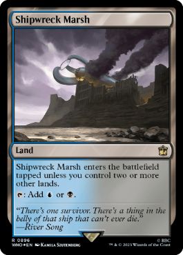 【ENG】【Foil】■サージ■《難破船の湿地/Shipwreck Marsh》[WHO]