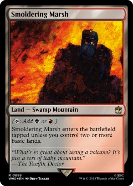 【ENG】【Foil】■サージ■《燻る湿地/Smoldering Marsh》[WHO]