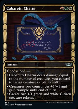 【ENG】【Foil】■箔押し■《舞台座一家の魔除け/Cabaretti Charm》[SNC]