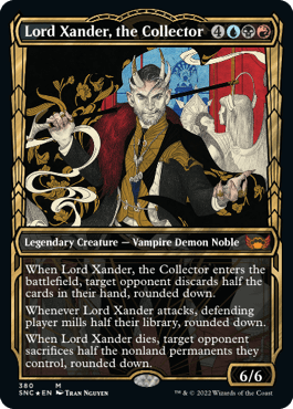 【ENG】【Foil】■箔押し■《蒐集家、ザンダー卿/Lord Xander, the Collector》[SNC]