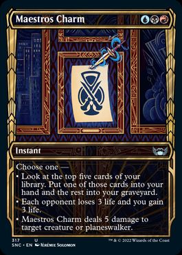 【ENG】【Foil】■箔押し■《貴顕廊一家の魔除け/Maestros Charm》[SNC]