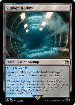 【ENG】【Foil】■サージ■《窪み渓谷/Sunken Hollow》[WHO]