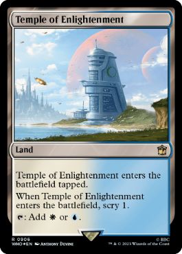 【ENG】【Foil】■サージ■《啓蒙の神殿/Temple of Enlightenment》[WHO]