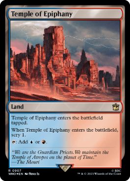 【ENG】【Foil】■サージ■《天啓の神殿/Temple of Epiphany》[WHO]