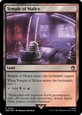 【ENG】【Foil】■サージ■《悪意の神殿/Temple of Malice》[WHO]