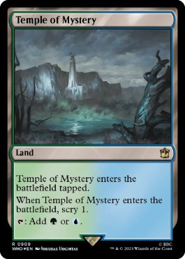 【ENG】【Foil】■サージ■《神秘の神殿/Temple of Mystery》[WHO]