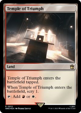 【ENG】【Foil】■サージ■《凱旋の神殿/Temple of Triumph》[WHO]
