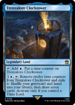 【ENG】【Foil】■サージ■《トレンザロアの時計塔/Trenzalore Clocktower》[WHO]