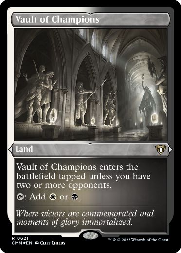 【ENG】【Foil】■エッチング■《勝者の大霊堂/Vault of Champions》[CMM]