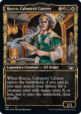 【ENG】【Foil】■箔押し■《舞台座一家の料理人、ロッコ/Rocco, Cabaretti Caterer》[SNC]