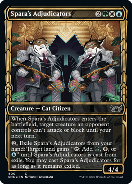 【ENG】【Foil】■箔押し■《スパーラの審判者/Spara's Adjudicators》[SNC]