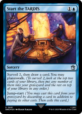 【ENG】【Foil】■サージ■《ターディス発進/Start the TARDIS》[WHO]
