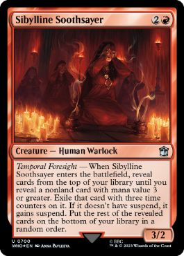 【ENG】【Foil】■サージ■《神秘的な預言者/Sibylline Soothsayer》[WHO]