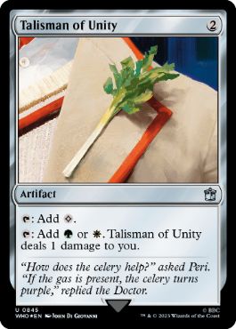 【ENG】【Foil】■サージ■《団結のタリスマン/Talisman of Unity》[WHO]