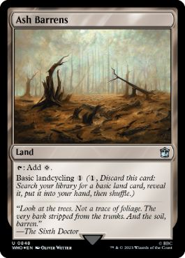 【ENG】【Foil】■サージ■《灰のやせ地/Ash Barrens》[WHO]