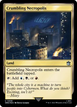 【ENG】【Foil】■サージ■《崩れゆく死滅都市/Crumbling Necropolis》[WHO]