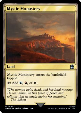 【ENG】【Foil】■サージ■《神秘の僧院/Mystic Monastery》[WHO]