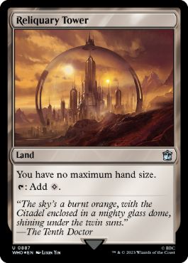【ENG】【Foil】■サージ■《聖遺の塔/Reliquary Tower》[WHO]