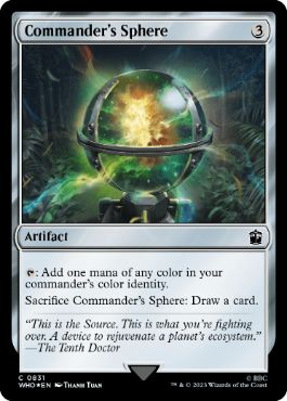 【ENG】【Foil】■サージ■《統率者の宝球/Commander's Sphere》[WHO]