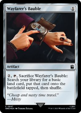 【ENG】【Foil】■サージ■《旅人のガラクタ/Wayfarer's Bauble》[WHO]