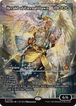 【ENG】【Foil】■フラクチャー■《永遠曙光の伝令/Herald of Eternal Dawn》[FDN]