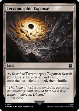 【ENG】【Foil】■サージ■《広漠なる変幻地/Terramorphic Expanse》[WHO]