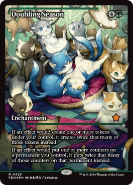 【ENG】【Foil】■ショーケース■《倍増の季節/Doubling Season》[FDN]