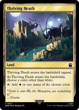 【ENG】【Foil】■サージ■《興隆する荒野/Thriving Heath》[WHO]