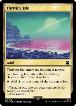 【ENG】【Foil】■サージ■《興隆する島嶼/Thriving Isle》[WHO]