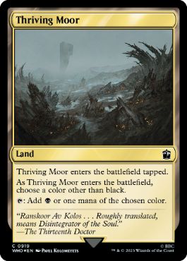 【ENG】【Foil】■サージ■《興隆する湿地帯/Thriving Moor》[WHO]